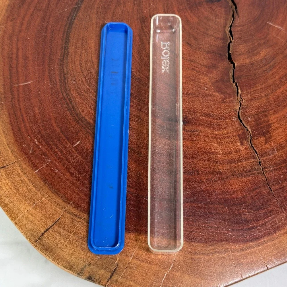 Rolex Blue Plastic Service Shipping Coffin Case for Watch Bracelet or Parts